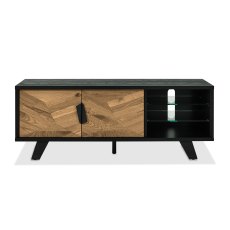 Castello Rustic Oak & Peppercorn Entertainment Unit