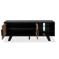 Castello Rustic Oak & Peppercorn Entertainment Unit