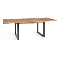 Lowry Rustic Oak 6-8 Seater Dining Table