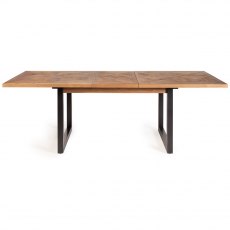 Lowry Rustic Oak 6-8 Seater Dining Table