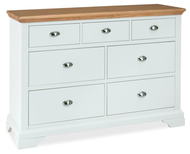 Colman Two Tone 7 Drawer Chest Colman Two Tone 7 Drawer Chest