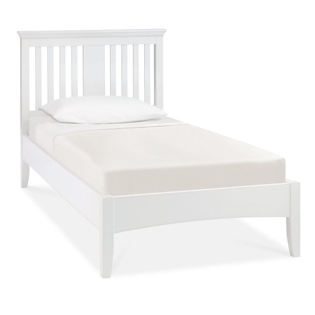 Colman - White Single Bed Frame 90cm Colman - White Single Bed Frame 90cm