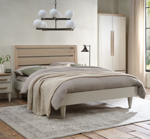 Norman - Scandi Oak King Bed Frame 150cm Norman - Scandi Oak King Bed Frame 150cm