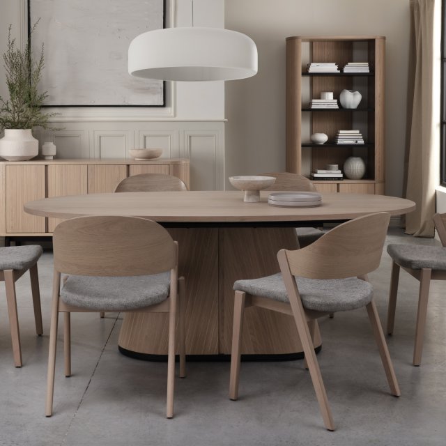 Astra - Scandi Oak 6 Seater Dining Table Astra - Scandi Oak 6 Seater Dining Table