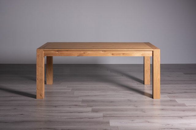 Blake Extendable Table Blake Light Oak 8-10 Dining Set - Blue Velvet | Home Origins
