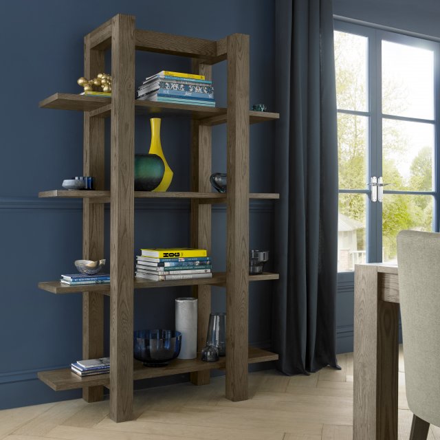 Blake - Dark Oak Open Shelf Unit