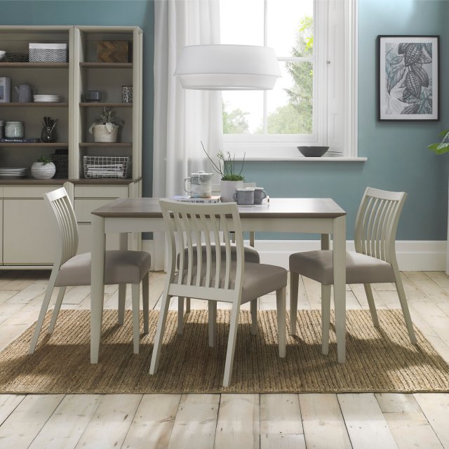 Jasper - Soft Grey 4-6 Seater Extendable Dining Table Jasper - Soft Grey 4-6 Seater Extendable Dining Table