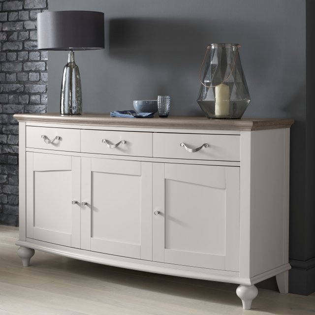 Miller - Soft Grey Wide Sideboard Miller - Soft Grey Wide Sideboard