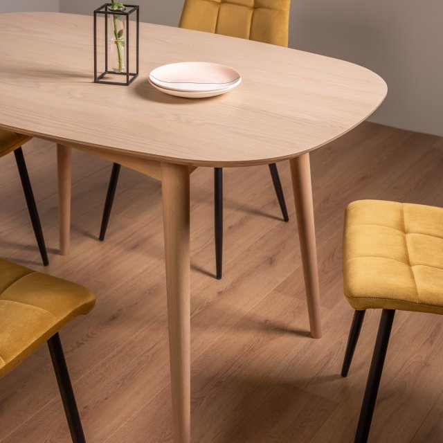 Johansen - Scandi Oak 4 Seater Dining Table Johansen - Scandi Oak 4 Seater Dining Table