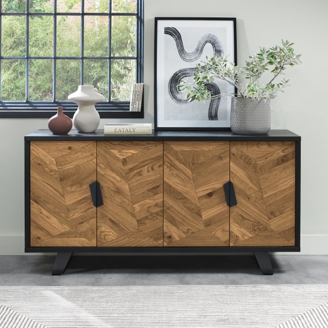Castello - Rustic Oak Wide Sideboard Castello - Rustic Oak Wide Sideboard