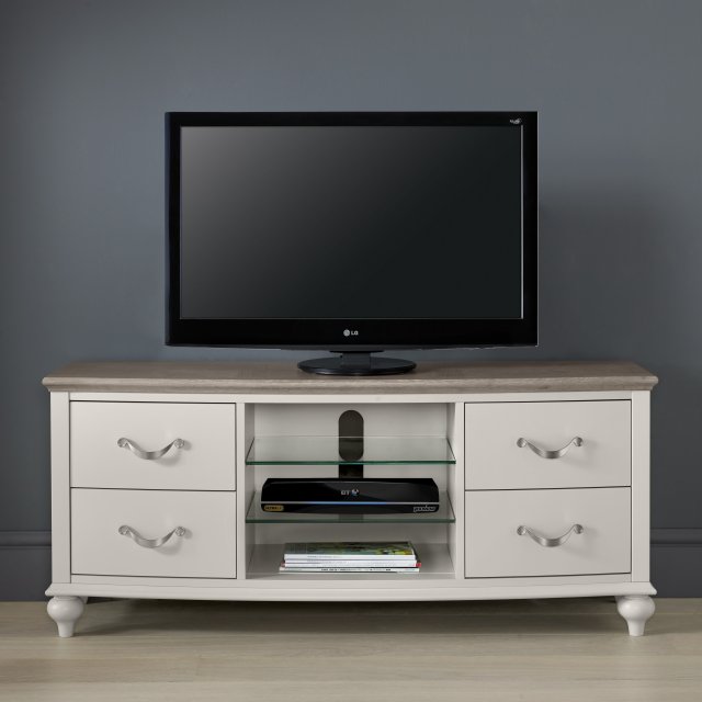 Miller - Soft Grey Media Unit Miller - Soft Grey Media Unit