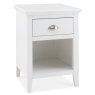 Colman White 1 Drawer Bedside Table