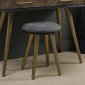 Morreto Fumed Oak Vanity Stool