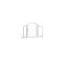 Venet White Gallery Mirror