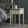 Larsen Scandi Oak & Soft Grey 1 Drawer Bedside Table
