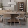 Astra Scandi Oak & Peppercorn 6 Seater Table