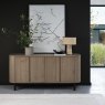 Astra Grey Oiled Oak & Peppercorn Wide Sideboard