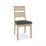 Hopper Dark Grey Bonded Leather Dining Chairs with Scandi Oak Legs