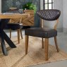 Bosco Rustic Oak Chair in Old West Vintage