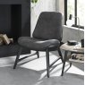 Tuxen Peppercorn Accent Chair in Dark Grey Fabric