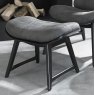 Tuxen Peppercorn Footstool in Dark Grey Fabric