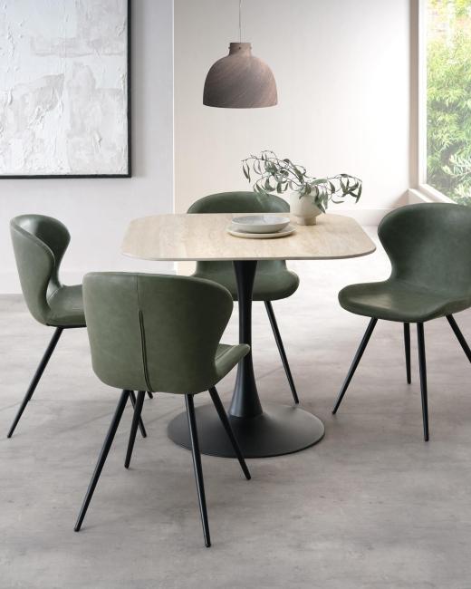 Carter is a compact ceramic bistro... 